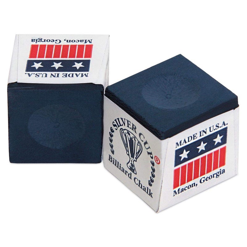 SILVER CUP Billiard CHALK - ONE DOZEN (Navy) - Image 3